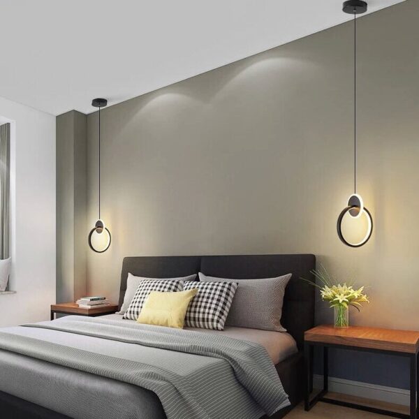 Suspension anneau au design épuré