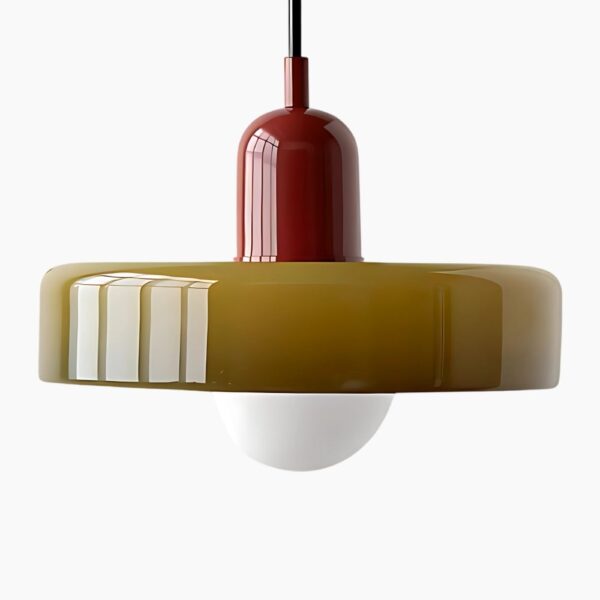 Eigentijdse hanglamp in mat glas