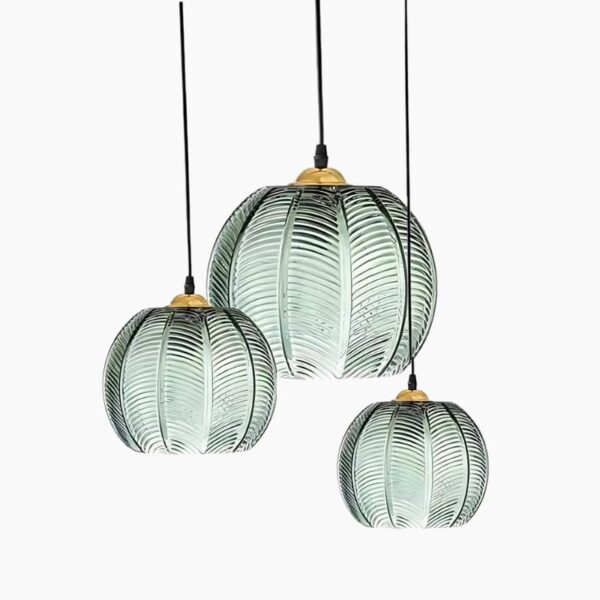 Suspension en verre aux accents nordiques