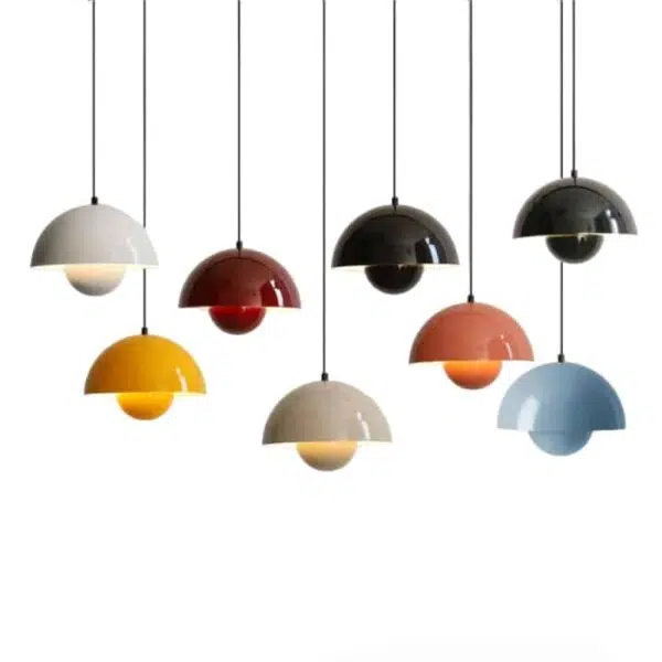 Suspension luminaire contemporaine Agaric