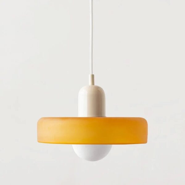Suspension luminaire nordique en verre soufflé