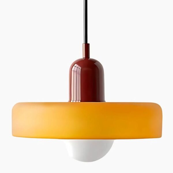 Suspension luminaire nordique en verre soufflé