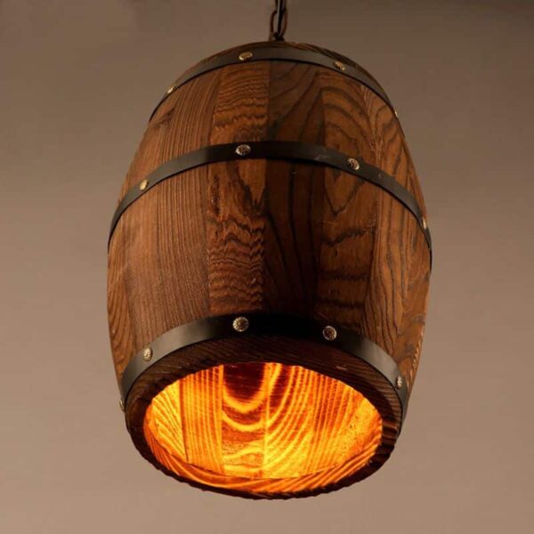 Suspension lumineuse artisanale inspirée du patrimoine viticole