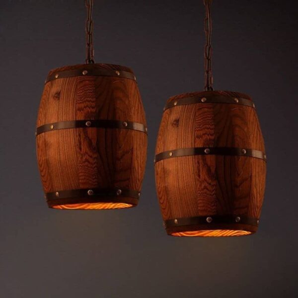 Suspension lumineuse artisanale inspirée du patrimoine viticole