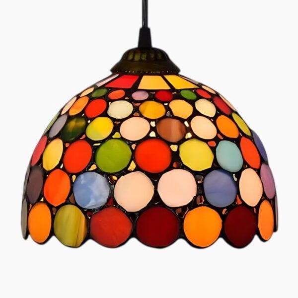 Handgemaakte prismatische Tiffany hanglamp