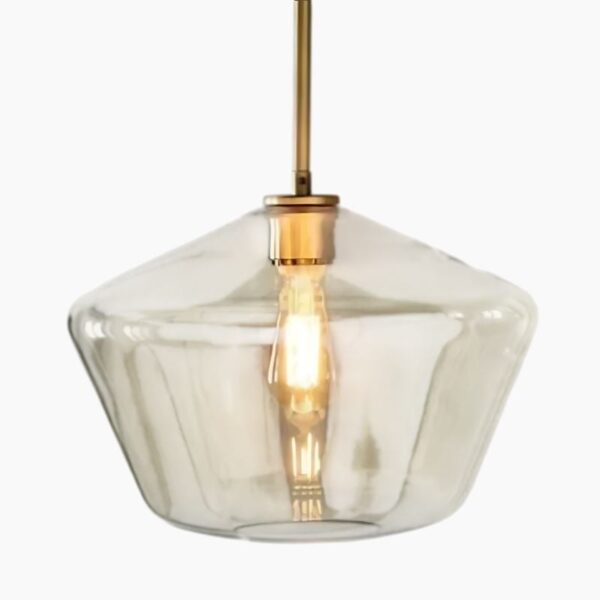 Suspension contemporaine en verre cristallin