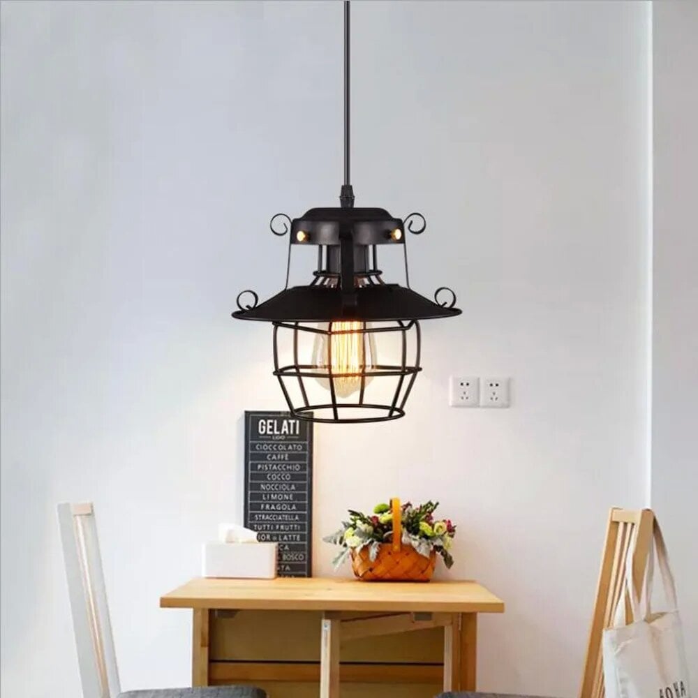 Suspension design contemporaine industrielle