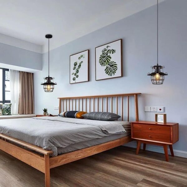 Suspension design contemporaine industrielle