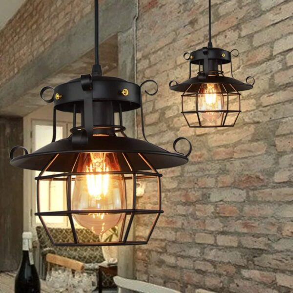 Suspension design contemporaine industrielle
