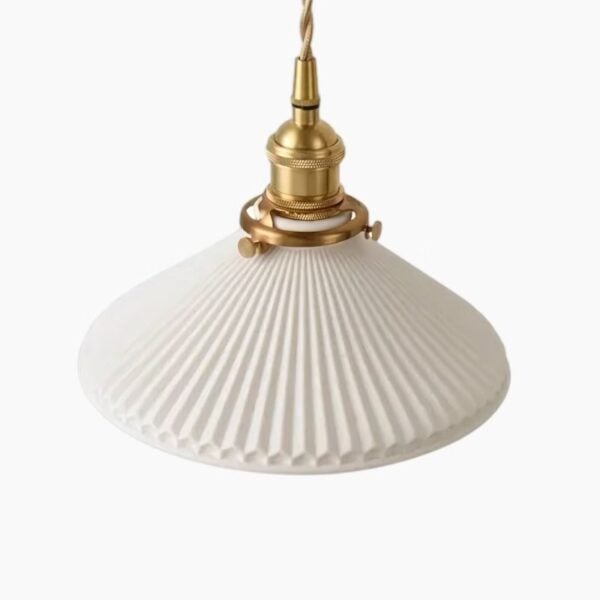 Keramische hanglamp met retro-inspiratie