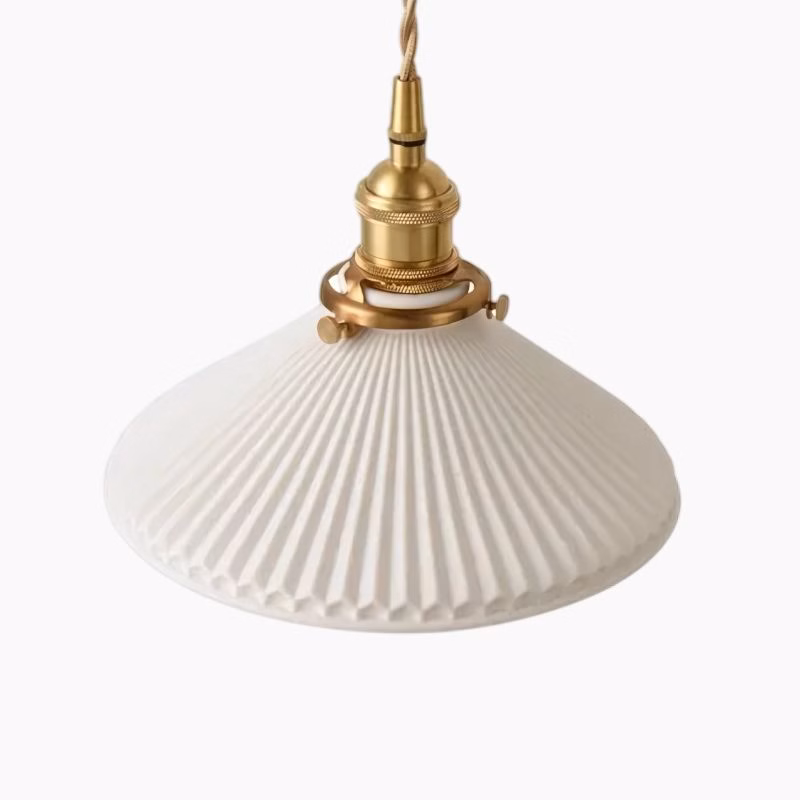 Keramische hanglamp met retro-inspiratie