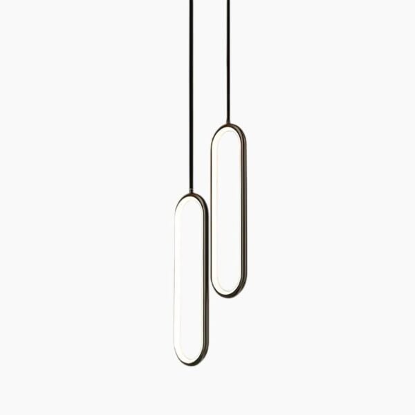Ovale hanglamp met Scandinavische elegantie