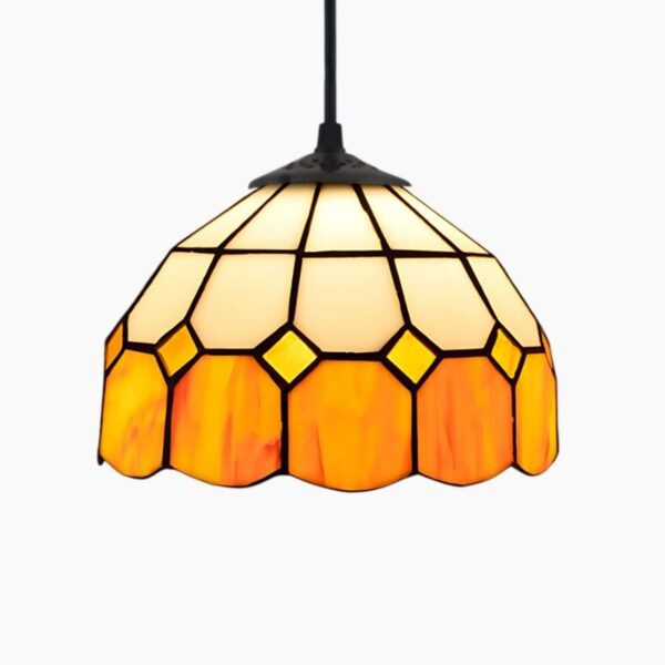 Suspension lumineuse inspiration Tiffany