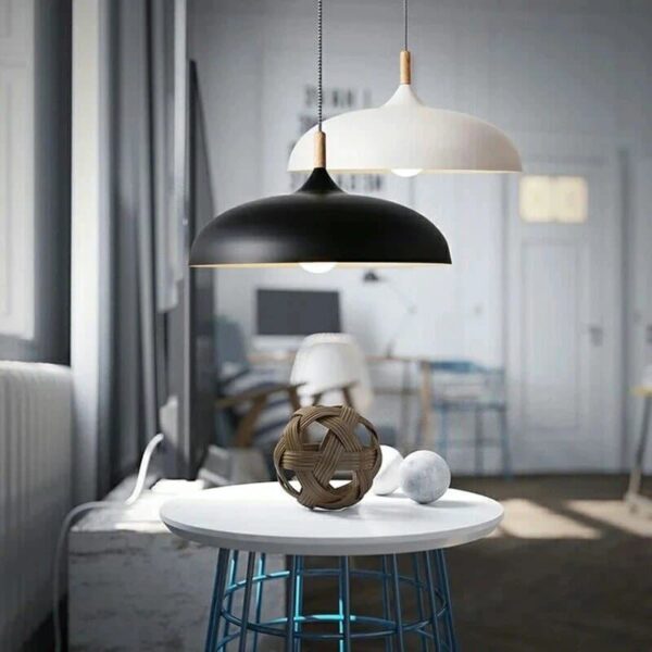 Suspension luminaire dôme style nordique