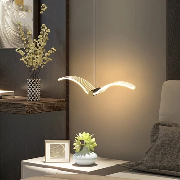 Artistieke LED hanglamp met hedendaagse elegantie