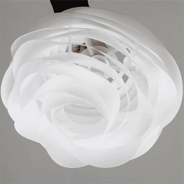 Suspension LED florale aux pétales lumineux