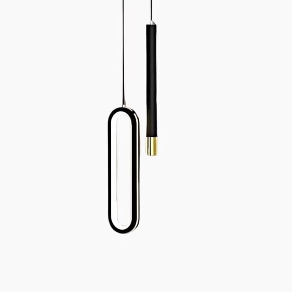 Dubbele LED hanglamp met verfijnde Scandinavische esthetiek