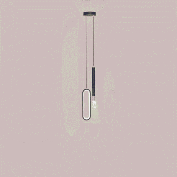 Dubbele LED hanglamp met verfijnde Scandinavische esthetiek
