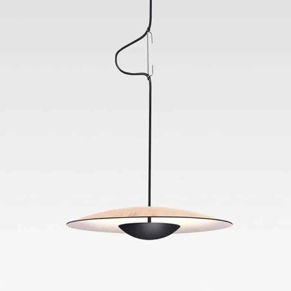 Suspension LED minimaliste nordique aux lignes épurées