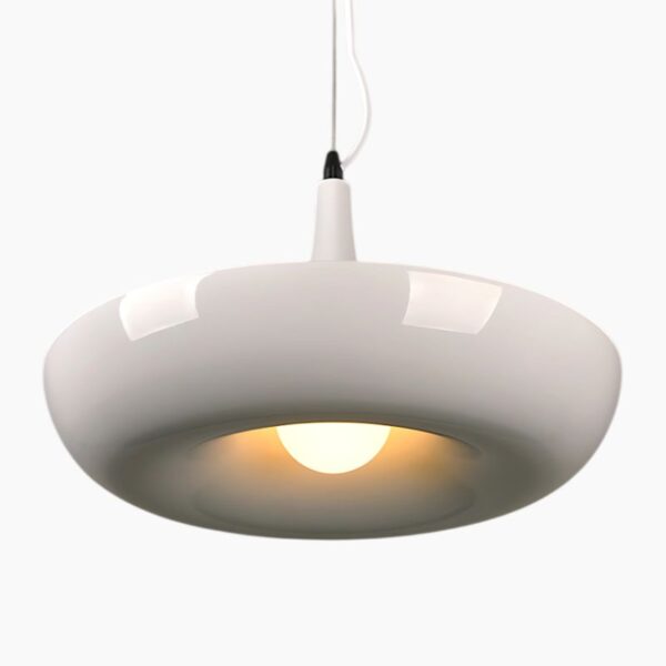 Suspension luminaire aluminium d'inspiration nordique à LED