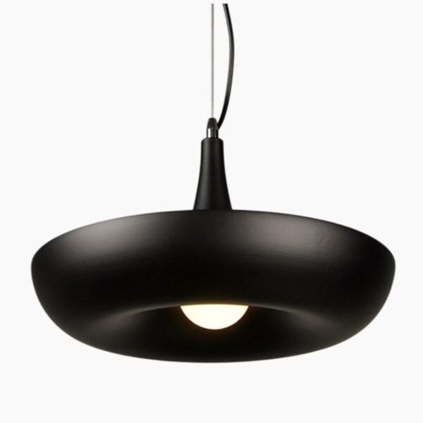 Suspension luminaire aluminium d'inspiration nordique à LED
