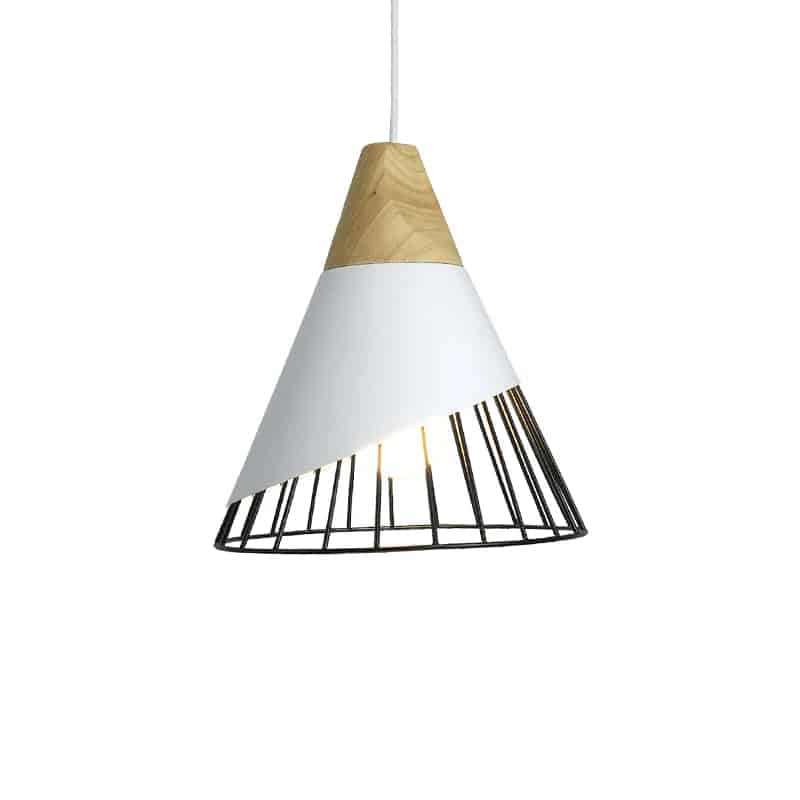 Suspension luminaire conique au design contemporain