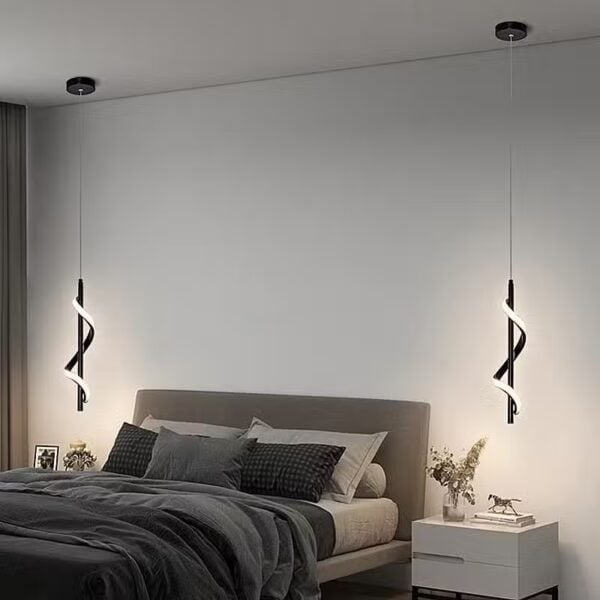 Suspension luminaire LED contemporaine à design épuré