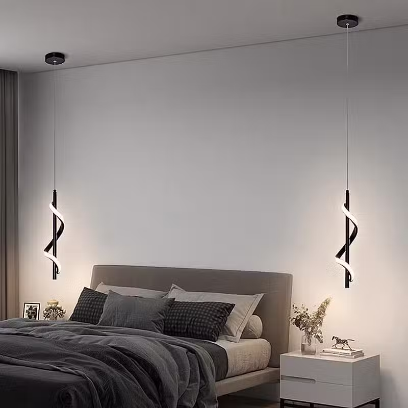 Suspension luminaire LED contemporaine à design épuré