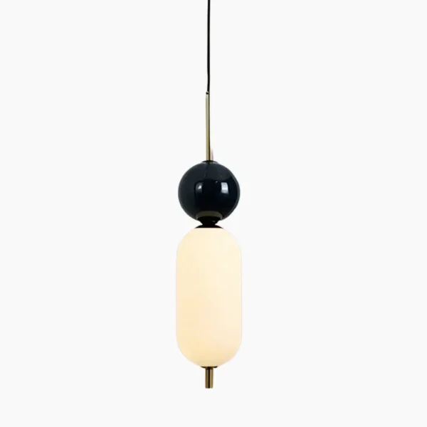 Architecturale hanglamp in natuurlijk marmer