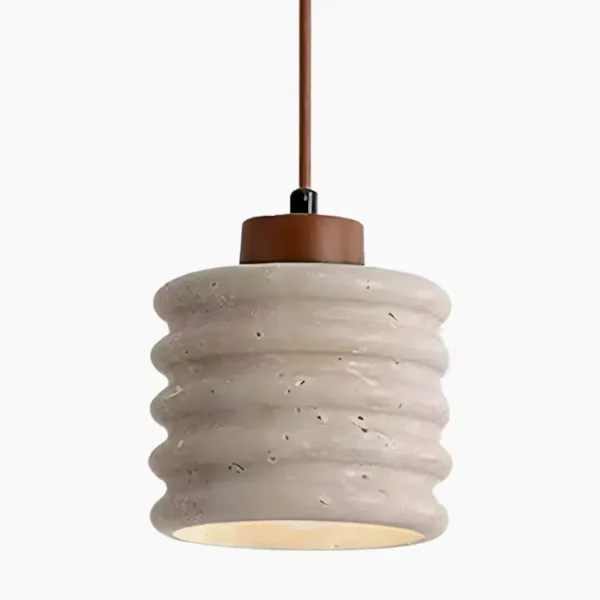 Hanglamp van natuursteen met ouderwetse charme