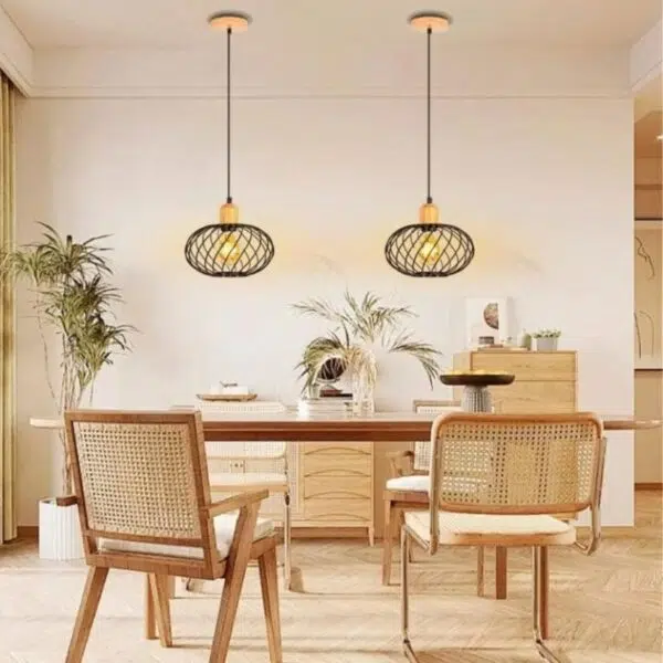 Suspension architecturale d'inspiration industrielle