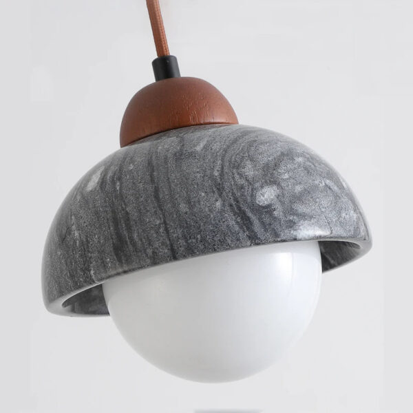 Eigentijdse hanglamp in edel marmer