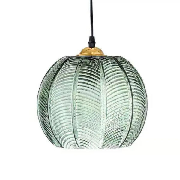 Eigentijdse plafondlamp in glassteen voor een eethoek
