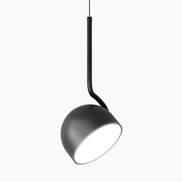 Eigentijdse LED hanglamp in geborsteld metaal
