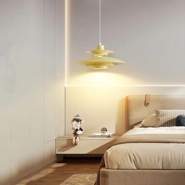 Scandinavisch geïnspireerde asymmetrische hanglamp
