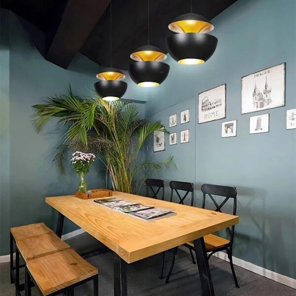 Suspension luminaire contemporaine d'inspiration nordique