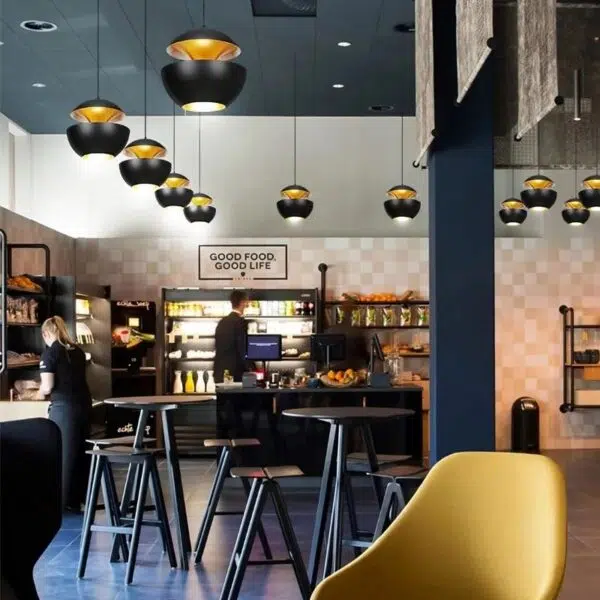 Suspension luminaire contemporaine d'inspiration nordique