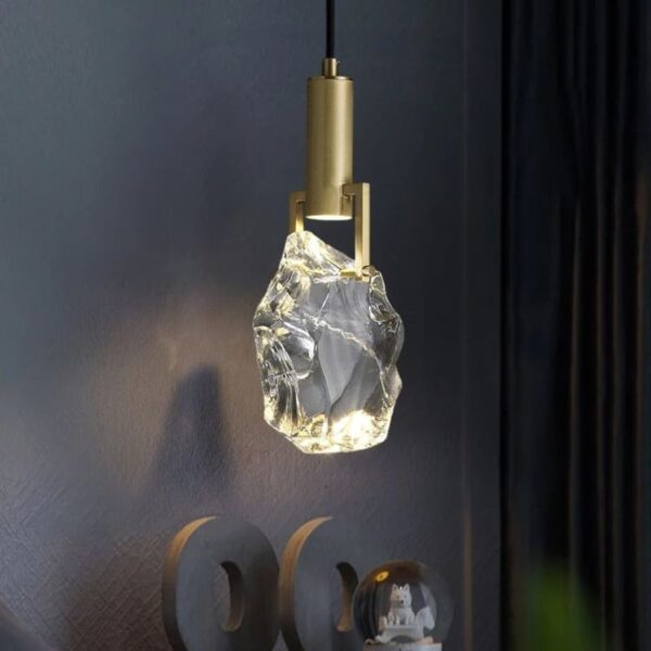 Suspension luminaire cristal au design raffiné