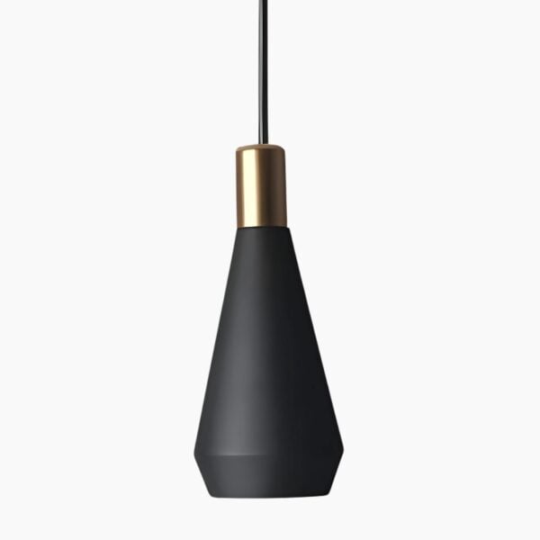 Metalen hanglamp met zuivere lijnen