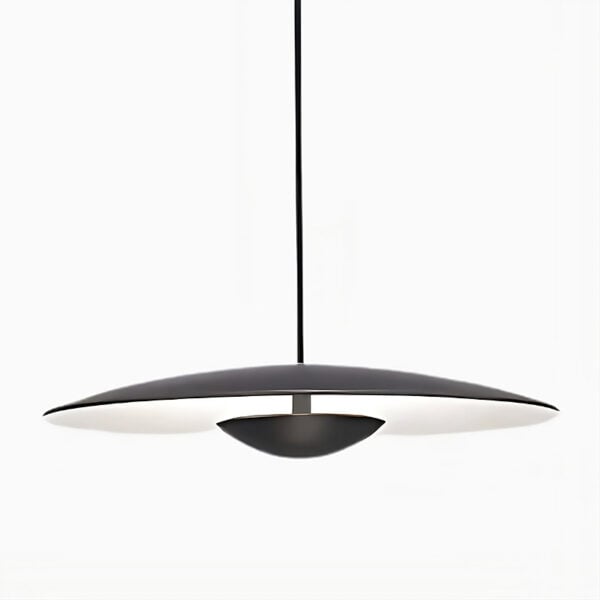 Scandinavische hanglamp met organisch silhouet