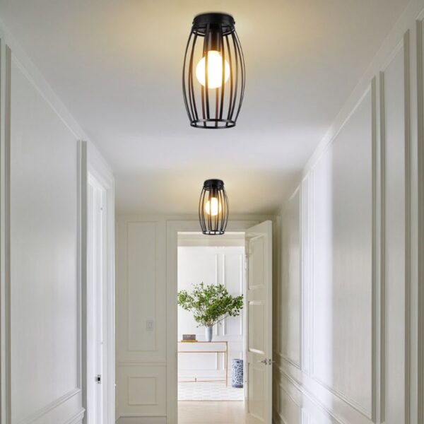 Suspension luminaire vintage à l'élégance industrielle
