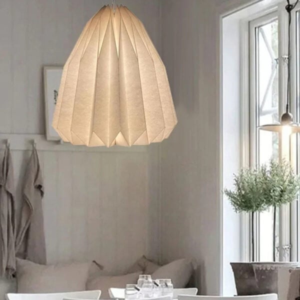 Origami hanglamp van traditioneel papier