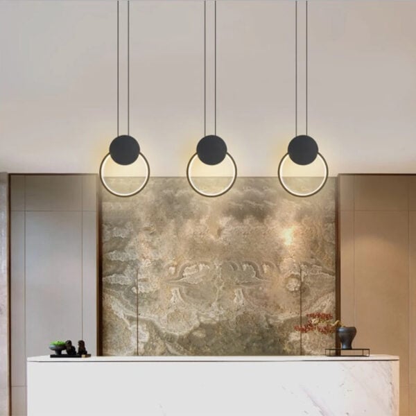 Ronde Scandinavische hanglamp met hedendaagse inspiratie