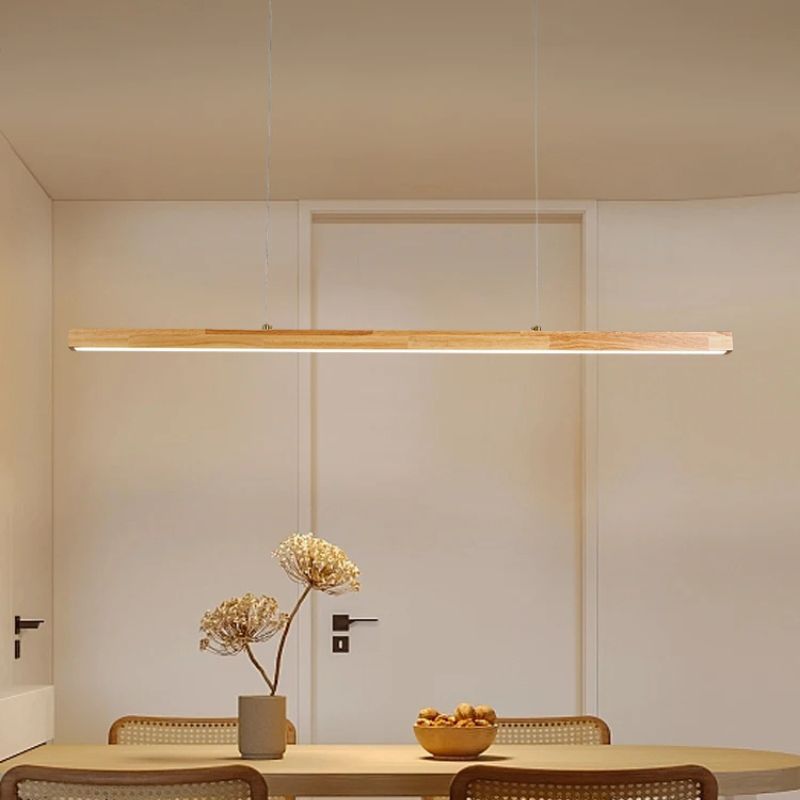 Suspension nordique en bois à l'essence épurée