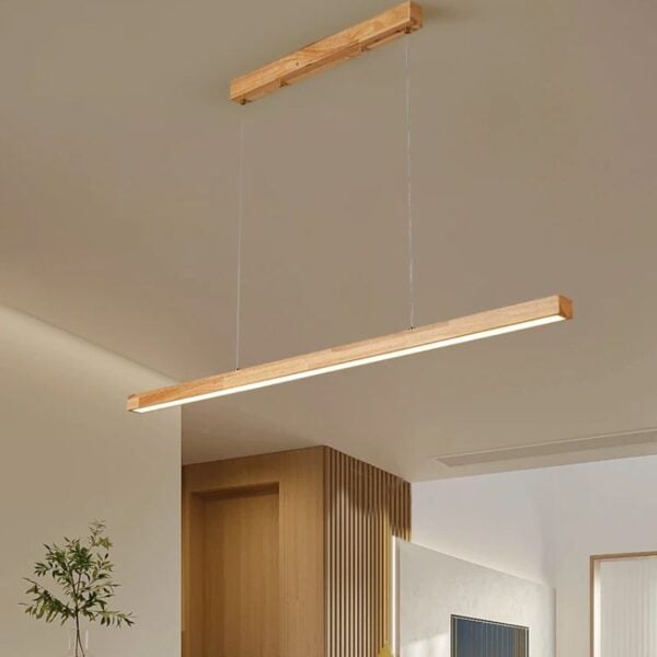 Suspension nordique en bois à l'essence épurée