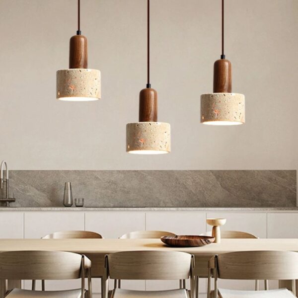Scandinavische marmeren hanglamp met een puur ontwerp