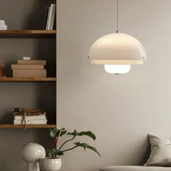 Suspension nordique forme champignon contemporaine