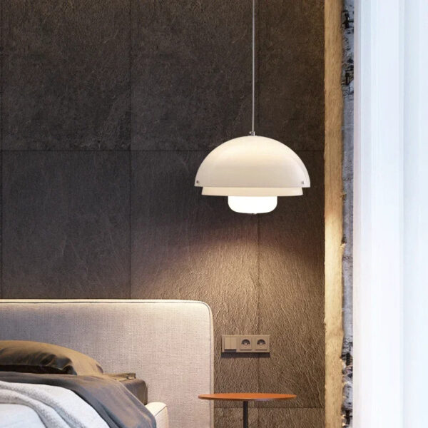 Eigentijdse paddestoelvormige hanglamp