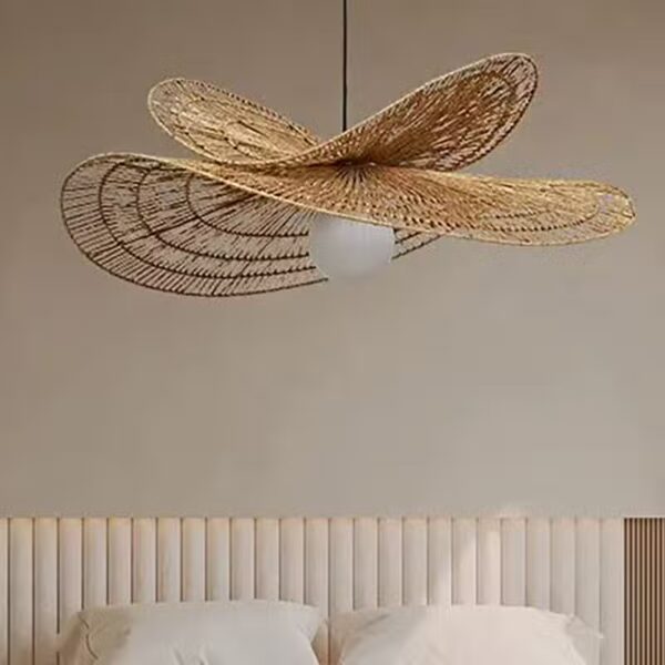 Suspension artisanale en chanvre naturel