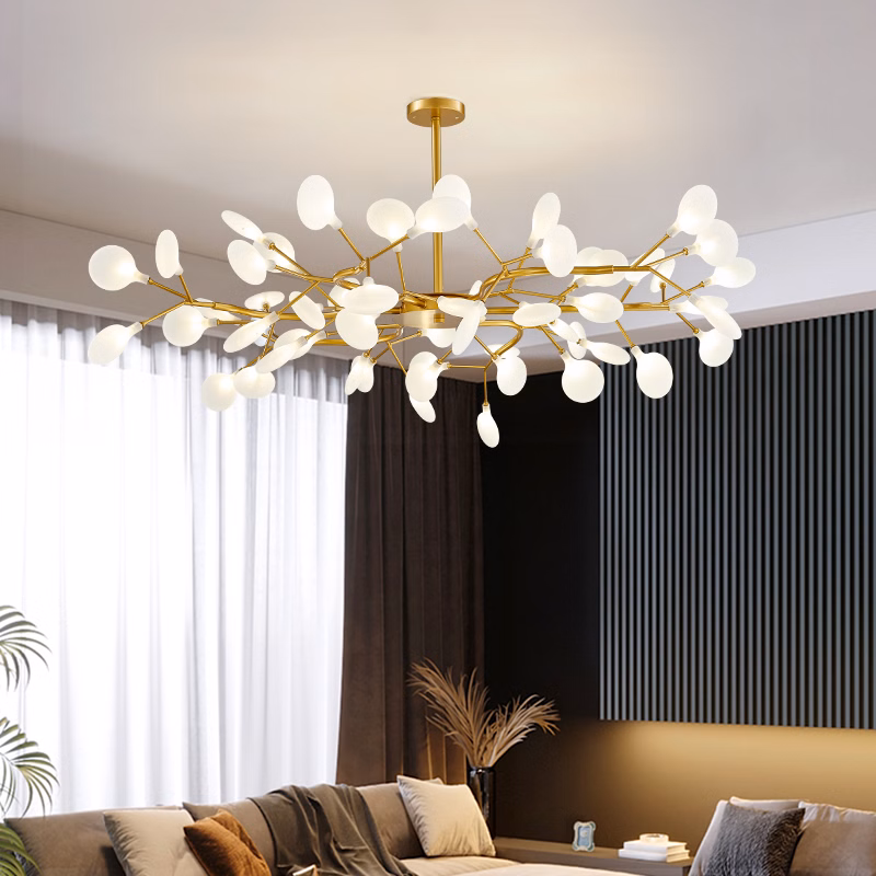 Suspension LED contemporaine inspiration nordique à effet stellaire